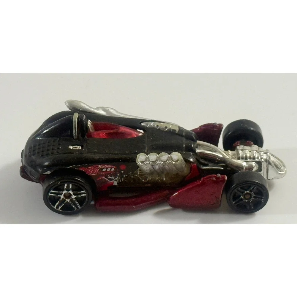 2008 Hot Wheels Mystery Car #192 #20 Salt Flat Racer Blue PR 5 Wheels 1/64 Loose